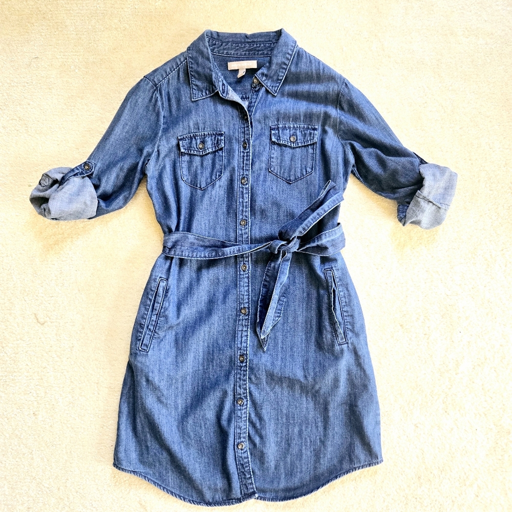 Banana Republic Denim Shirt Dress
